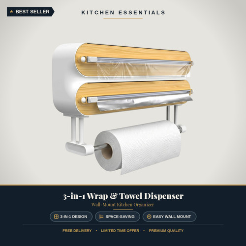 Magnetic cling film - 3-in-1,