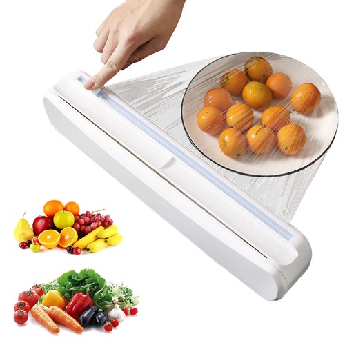 Plastic wrap dispenser with - wrap,