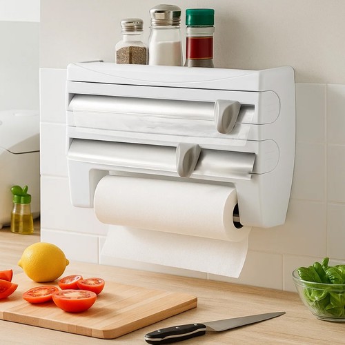 Cling film dispenser and - dispenser,