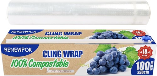 Compostable plastic wrap - compostable,